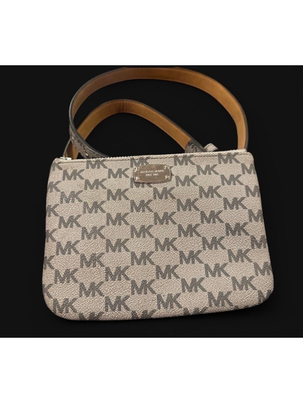 Michael Kors Monogram Canvas Crossbody Bag